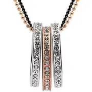 Ring Long Necklace Embellished With SWAROVSKI® Crystals