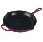 Le Creuset Enameled Cast Iron Signature Iron Handle Skillet, 9" (1-3/8 qt.),...