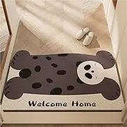 Cute expression mattress Front Door, mattress Floor at Home Entrance, Silk Ring, porch balcony Non-slip