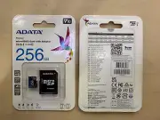 ADATA 256 GB Premier microSDXC UHS-I / Class 10 V10 A1 Memory Card w/ SD Adapter