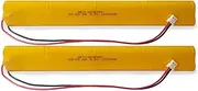 GLEPOWEER BBAT0043A Ni-Cd 1200mAh 9.6V 900mAh rgency Light Lighting Fixture Battery Compatible with ELBB003 ELB-B003 ELB-B004 ELBB004 OSI OSA228 DANTONA CUSTOM-306-U BBAT0044A BAA-96 (2 Pack)