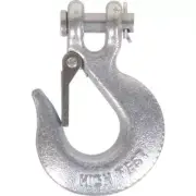 1/4 in. Zinc-Plated Forged Steel Chain Hook with Grade 43 in Clevis Type Slip