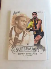 2019 Supremacy Select Shaun Burgoyne Hawthorn Hawks Base Common Card RARE