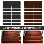 Stair Treads Carpet Non Slip Step Runners Reducing Noise Stair Runner Mat beUvF