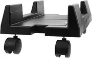 NUOBESTY Ergonomic Pc Holder Plastic CPU Holder Wheels Movable Tower Stand Home Computer Tower Bracket