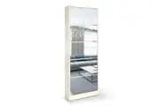 Sarantino 24 Pairs Shoe Cabinet Rack Storage Cupboard Organiser Shelf 5 Level Drawers