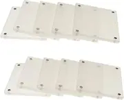 kesoto 10 Pack Clear Acrylic Fridge Magnetic Photo Frame for Fuji Instax 3 Inch Film