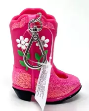 BATH & BODY WORKS PINK COWBOY BOOT POCKETBAC HOLDER HAND SANITIZER CASE CLIP NEW