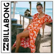 BNWT BILLABONG HAZY MIDI DRESS MEDIUM/10 NEW SEASON RRP $129
