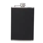 Portable Stainless Steel Wine Whiskey Flask Elegant Leather Hip Alcohol US