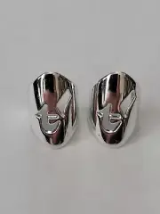 T Blade Hockey Runner End Clips New one Set METALIC SILVER as shown.