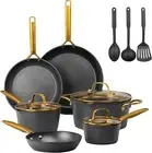 14 Pc Induction Cookware Sets, Kitchen Pots and Pans Set Non Stick, Kitchen C...
