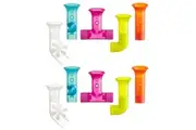 Boon 10pc Pipes Building Bath Toy Suction Set Tub Shower Play Fun Kids Toddler