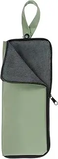 [sourcing map] Umbrellas Bags for Wet Travel Umbrellas 4.7"x11.4" Portable Cover Carry Storage Sleeve for Compact Folding Umbrellas Travel Home Outdoor, Green