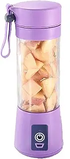 Maizoon Single Stirring Cup Purple USB Quick Charging Juice Cup Six Blades High-Speed Rotation Handheld Household Fruit and Vegetable Juicing Milkshake Healthy Life