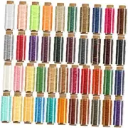42 Colors Waxed Thread, 1386 Yards Leather Sewing Thread, 33 Yard Per Color,