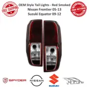 Spyder Xtune OEM Factory Style Tail Light Pair Red Smoked For Frontier & Equator