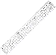 Lion Office Equipment HC-30 Ruler, High Cut Scale, 11.8 inches (30 cm), Acrylic