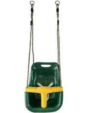 Lifespan Kids Baby Seat - Green & Yellow (Short Rope, 54cm)