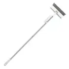 Grout Line Cleaner Brush Rotatable Floor Scrub with Long Handle Stiff Bristles