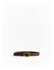 [Trenery] Signature Link Belt in Chocolate