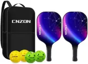 Pickleball Paddles Pickle Ball, USAPA Approved Fiberglass/Graphite Pickleball...