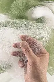 Mosquito Net Mozzy Insect Netting Fabric Cloth 156 HoleP/Sq.In 183cm GREEN WHITE