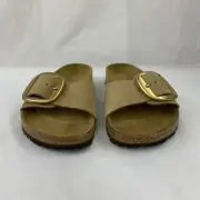 Birkenstock New w/ Box Madrid Big Buckle Sandcastle Nubuck Leather R Select Size