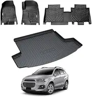 [X-CAR] 3D Floor Mats Boot Liner for Holden Captiva 2006-2017 All Weather Heavy Duty Cargo Car Trunk Luggage Tray