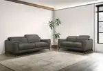 PELOSI LEATHER 3 Seater Sofa