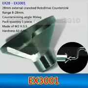 1Pcs Deburring System External Countersinks Blades EX3001 Fits NOGA products
