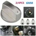 2/4x Alloy Home Kitchen Gas Stove Knobs Cooker Oven Cooktop Metal Switch Control