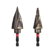 Milwaukee Step Drill Bits 7/8"X1 1/8" Shockwave Impact-Duty Titanium Step Bit