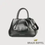 【BRAUN BUFFEL 德國小金牛】台灣總代理 安娜格 斜背包-黑色(BF827-57-BK)