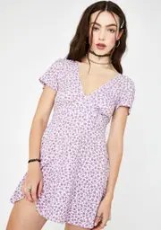 [Dolls Kill] Lilac Elara Mini Dress