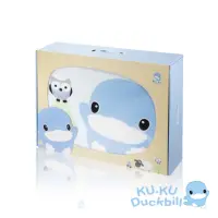 在飛比找momo購物網優惠-【KU.KU. 酷咕鴨】寶寶保暖雙層童毯彌月禮盒(藍/粉)