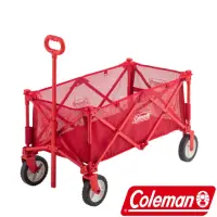 在飛比找momo購物網優惠-【Coleman】Coleman 網布四輪拖車 CM-374