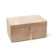 Brouck Aidan Light Brown 2 Stackable Trays Jewelry Box