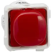 Clipsal - Mechanisms Switch 30 Series Mechanism - Push-Button - Momentary - 250 V - 15 A - Red - 30MBP-RD