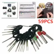 59Pcs Set Pin Ejector Wire Kit Extractor Auto Terminal Removal Connector Tool RR