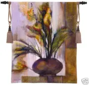 Tuscan Sunlight II Contemporary Floral Tapestry Flowers 42"x53"