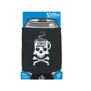 Death Before Decaf Coffee Funny Novelty stubbie holders Stubby Holder