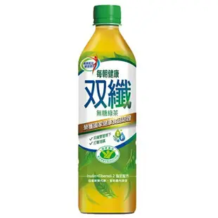 每朝健康 雙纖綠茶 650ml (24入)x2箱【康鄰超市】