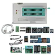 Tl866ii plus usb eeprom flash bios car nand burning programmer+17x accessories for atmel avr atmega at90 pic gal sram