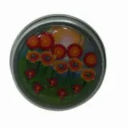 15ml Round Storage Tin, Pill Box, Lipstick, Eye Shadow Tin, Colorful Flowers