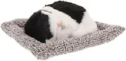 LOORGVEL Cute Cat Car Dashboard Ornament Realistic Plush Decoration for Car Interior Cloth Material Versatile for Dashboard Seats Adorable Kawaii Cat Figurine