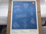 Lego Botanical Collection Blueprint Art Print Poster 11.8" x 15.7" VIP Insider