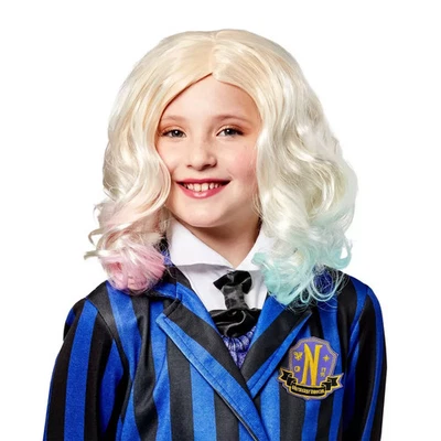 Girls Wednesday ENID SINCLAIR Deluxe Halloween Accessory Wig OSFM