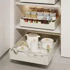 Carbon Steel Drawer Type Storage Tray Spice Box Storage Rack Under Sink
