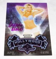 2014 Benchwarmer BRANDIE MOSES Hollywood #11 Pink Auto/25 PLAYBOY - Easy Rider
